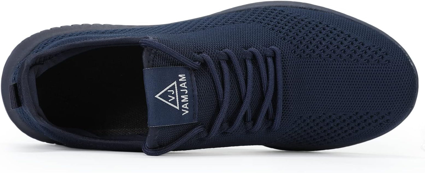 VAMJAM Men's Running Shoes Ultra Lightweight Breathable Walking Shoes Non Slip Athletic Fashion Sneakers Mesh Workout Casual Sports Shoes