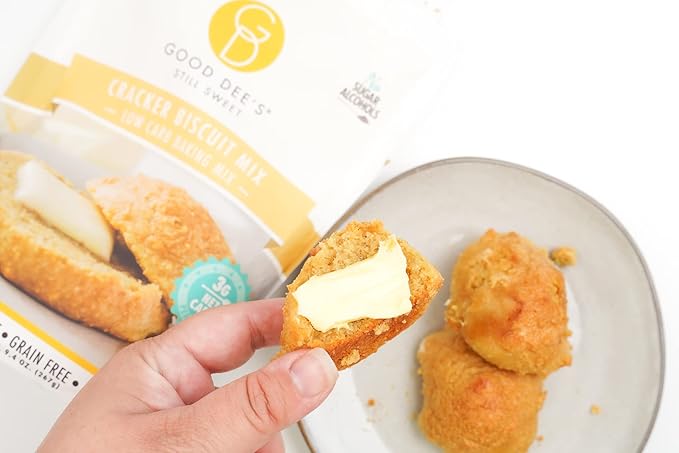 Good Dees Low Carb Baking Mix,Cracker Biscuit Mix, Keto Baking Mix, Gluten Free, No Sugar Added, Grain-Free, Soy-Free, Diabetic, Atkins & WW Friendly (3g Net Carbs, 10 Servings)