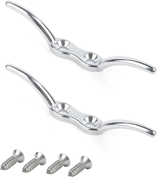 Atibin Deck Hardware Dock Cleats Steel Stainless Kayak Boat Cleat Marine Mooring Heavy Rope Cleat Base