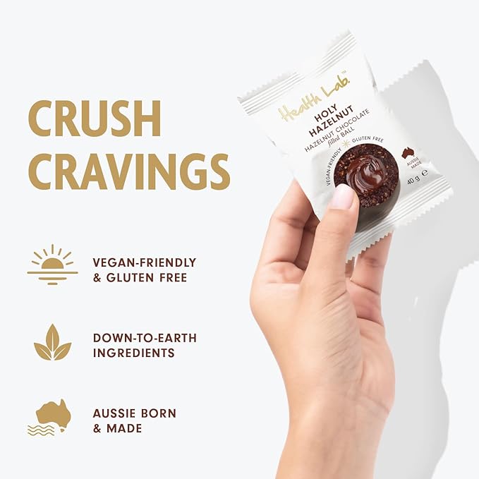 Health Lab - Holy Hazelnut Filled Balls 480g (12 x 40g)