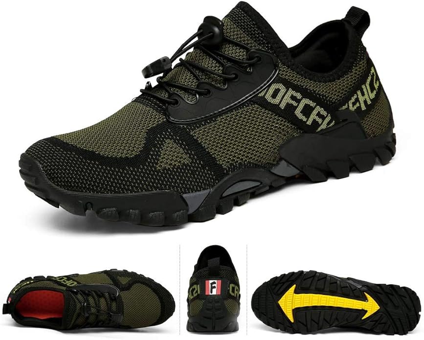 ABAO Hiking Shoes Men Women Outdoor Sports Shoes Non-Slip Breathable Sneakers Low Top Walking Shoes for Outdoor Trailing Trekking Walking Climbing Travel Lightweight