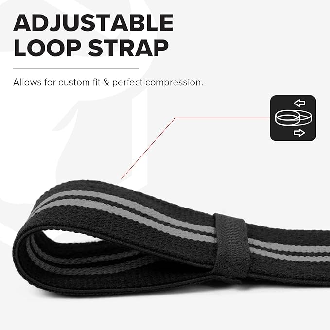 Elbow Wraps for Weightlifting (1 Pair) - 50" Elastic Elbow Braces for Weight Lifting - Elbow Support for Bench Press, Powerlifting, Fitness, & Gym Workout - Gym Elbow Straps Weightlifting - Elbow Compression Strap Brace