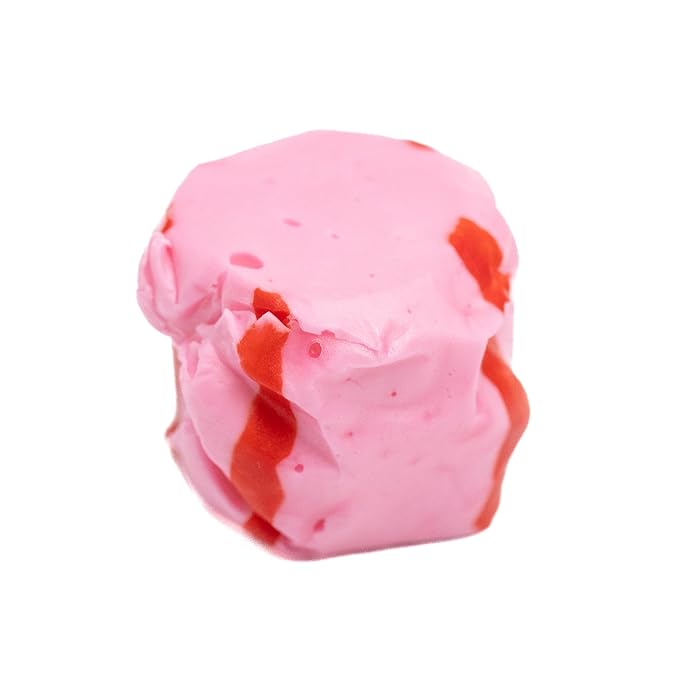 Taffy Shop Strawsome, Strawberry Salt Water Taffy – Gourmet Soft Chewy Candy, Bulk Sweet Snack, Fresh Gift & Gluten-Free, 35 Individually Wrapped Pieces (7oz)