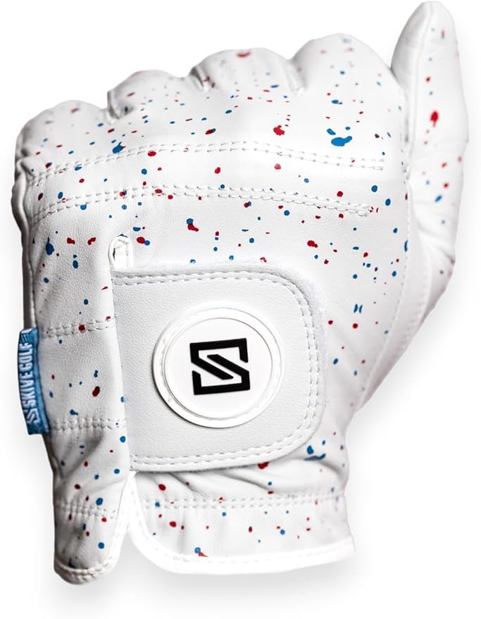 Premium Golf Glove | 100% AAA Cabretta Leather | Cool Golf Gloves | Serious Feel & Performance | Mens Golf Gloves Left Hand