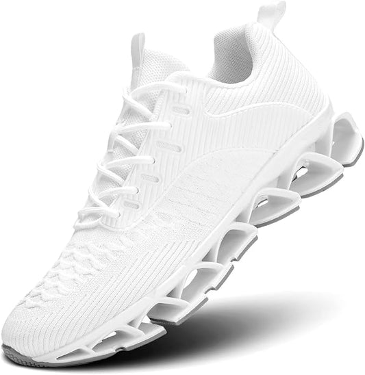 Men's Slip on Walking Running Shoes Blade Tennis Casual Fashion Sneakers Comfort Non Slip Work Sport Athletic Trainer