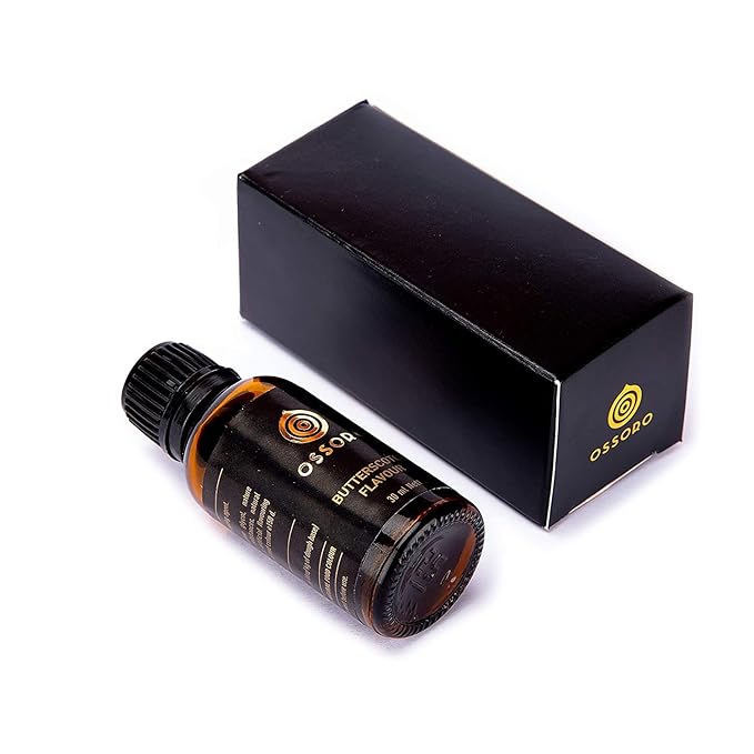 Ossoro French Vanilla, Belgian Chocolate And Butterscotch Flavour Combo (Pack Of 3) 30Ml Each/ Glass Bottle, No Preservatives