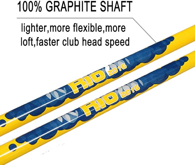 Acstar Two Way Junior Golf Putter Graphite Kids Putter Both Left and Right Handed Easily Use 3 Sizes to Choose Freely for Kids Ages 3-5 6-8 9-12