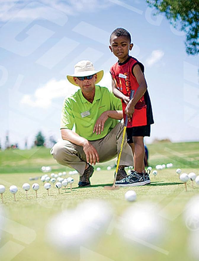 Acstar Two Way Junior Golf Putter Graphite Kids Putter Both Left and Right Handed Easily Use 3 Sizes to Choose Freely for Kids Ages 3-5 6-8 9-12