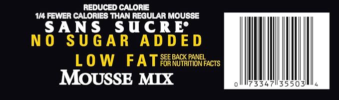 SANS SUCRE Cheesecake Mousse Mix - Sugar Free and Gluten Free