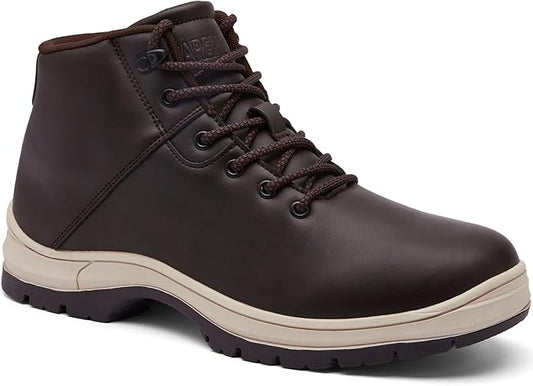 Mens Lightweight Hiking Boots Water Resistant Mid Ankle Work Casual Hiker Trekking Outdoor Boots Anti Slip Hiking Shoes