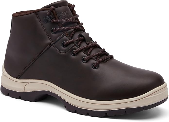 Mens Lightweight Hiking Boots Water Resistant Mid Ankle Work Casual Hiker Trekking Outdoor Boots Anti Slip Hiking Shoes