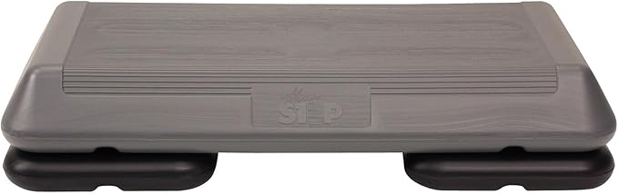 Freestyle STEP Exercise Step Platform, Circuit Size Stepper for Exercise at Home with 2 Risers