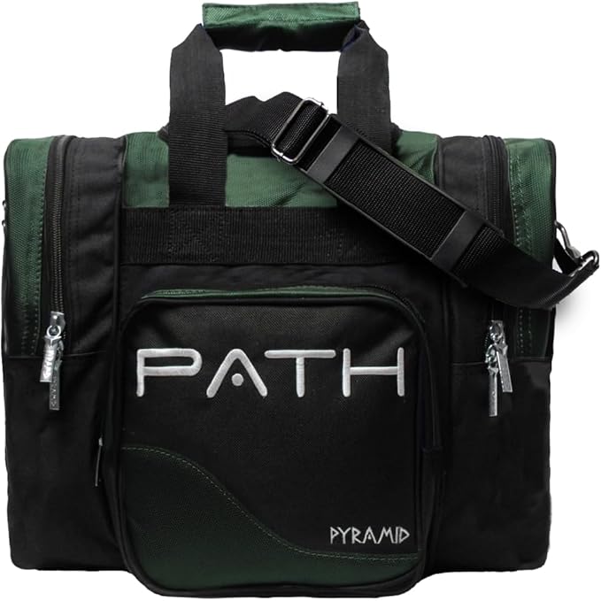 Pyramid Path Pro Deluxe Single Bowling Ball Tote - Holds One Ball, One Pair Shoes Up to Mens 15