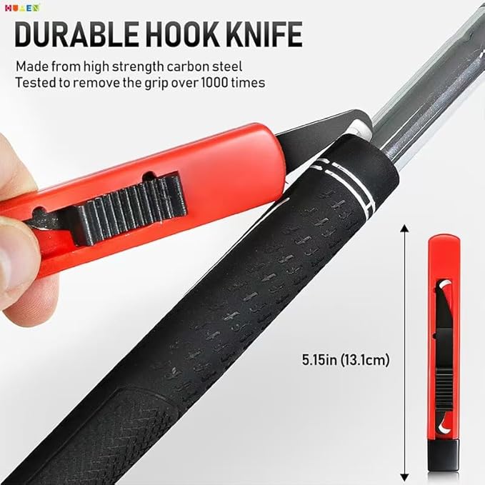 Golf Grips Kit with Golf Grip Tapes Remover Tool, 13 Golf Grip Tape,Golf Grip Solvent, Rubber Vise Clamp and Hook Knife for Regripping Golf Club Grips, Golf Club Regripping Kit
