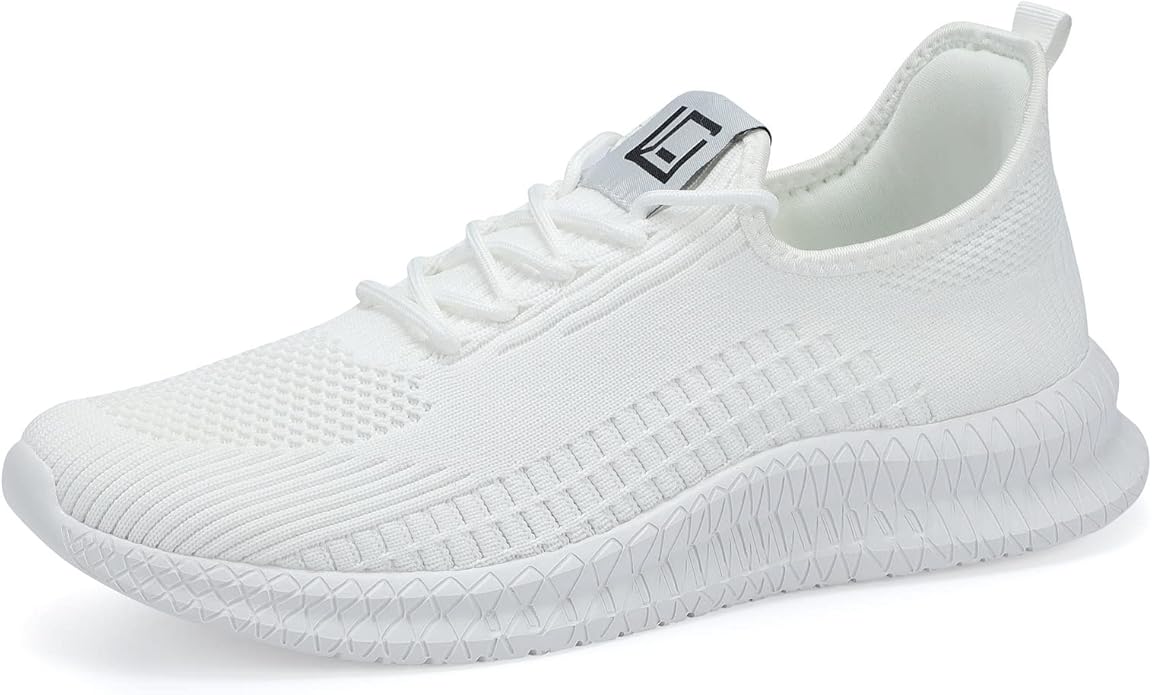 LCGJR Men's Running Shoes Ultra Lightweight Breathable Comfortable Walking Shoes Casual Fashion Sneakers Mesh Workout Shoes