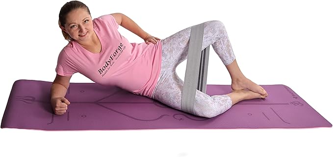 BodyForge Eco-Friendly Resistance Loop & Hip Bands Exercise Sets with Carry Bags