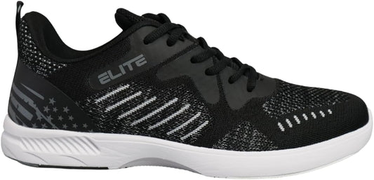 ELITE Men's Freedom USA Flag Bowling Shoes - Universal Sliding Soles, Lightweight, Comfortable with Patriotic Design