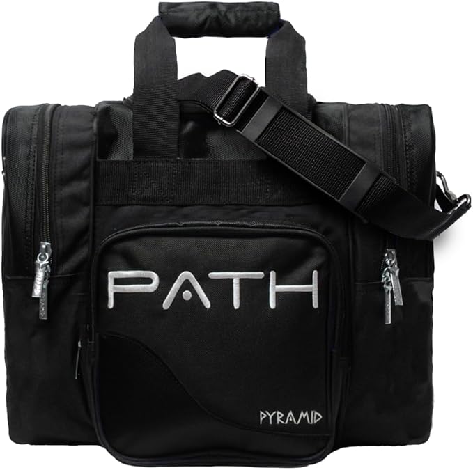 Pyramid Path Pro Deluxe Single Bowling Ball Tote - Holds One Ball, One Pair Shoes Up to Mens 15