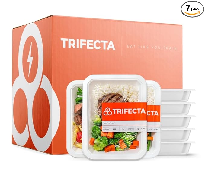 Trifecta GLP-1 Friendly Meal Box, 7 Entrees, low-glycemic, nutrient dense, high fiber meals