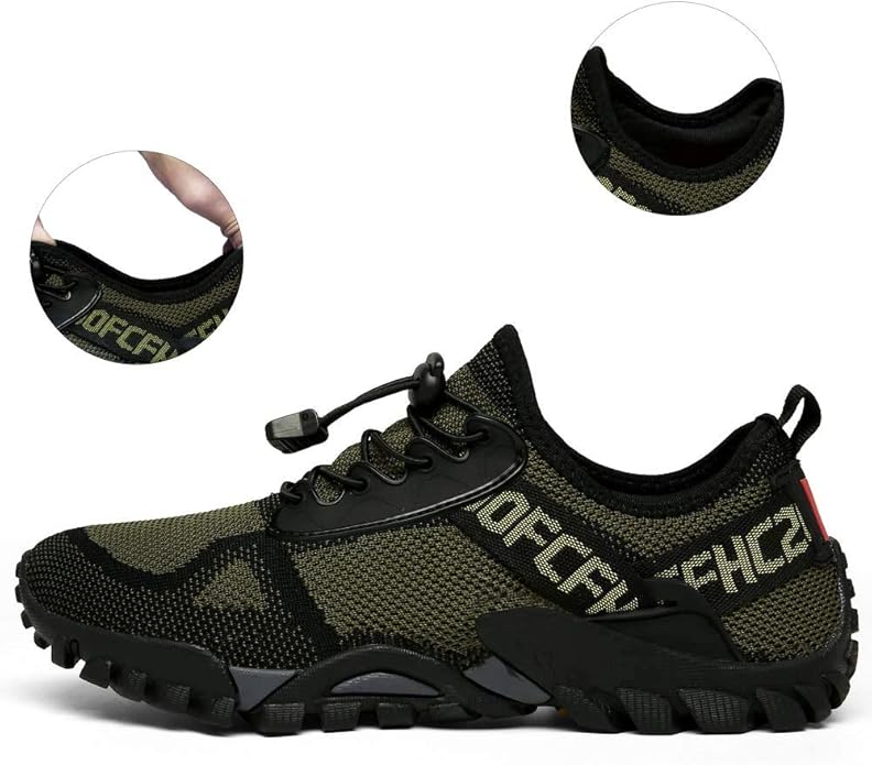 ABAO Hiking Shoes Men Women Outdoor Sports Shoes Non-Slip Breathable Sneakers Low Top Walking Shoes for Outdoor Trailing Trekking Walking Climbing Travel Lightweight