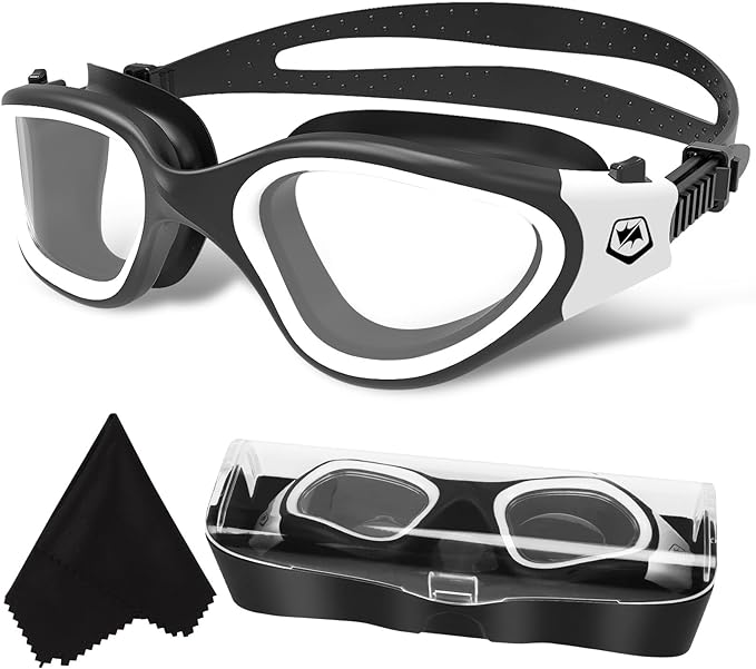 WIN.MAX Polarized Swimming Goggles Swim Pool Goggles Anti Fog Anti UV No Leakage Clear Vision for Men Women Adults Teenagers