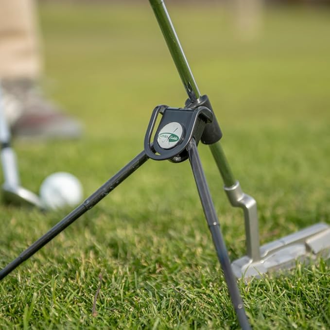 Portable Golf Club Stand – Lightweight, Easy Clip-On Golf Club Holder for Driving Range or Course - Top Golf Accessory for Golf Bags - Great for Golf Gift