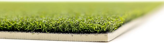 Premium Turf Indoor/Outdoor Golf Mat. Bonus Tray + 3 Tees