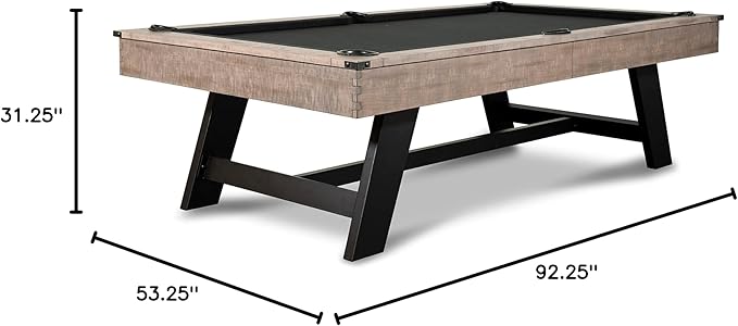 Nixon Billiards - Hunter Slate Billiard Pool Table(Metal Leg) - Antique - 7 FT and 8 FT - White Glove Installation
