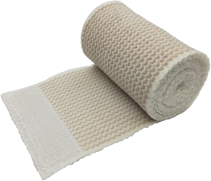 4 Pack Elastic Bandage Wrap | 3" Medical Bandage Wrap with Hook-and-Loop Fasteners on Both Ends Compression Wrap for Wounds Latex Free Stretch Bandage for Foot Arm Hand Ankle Injury
