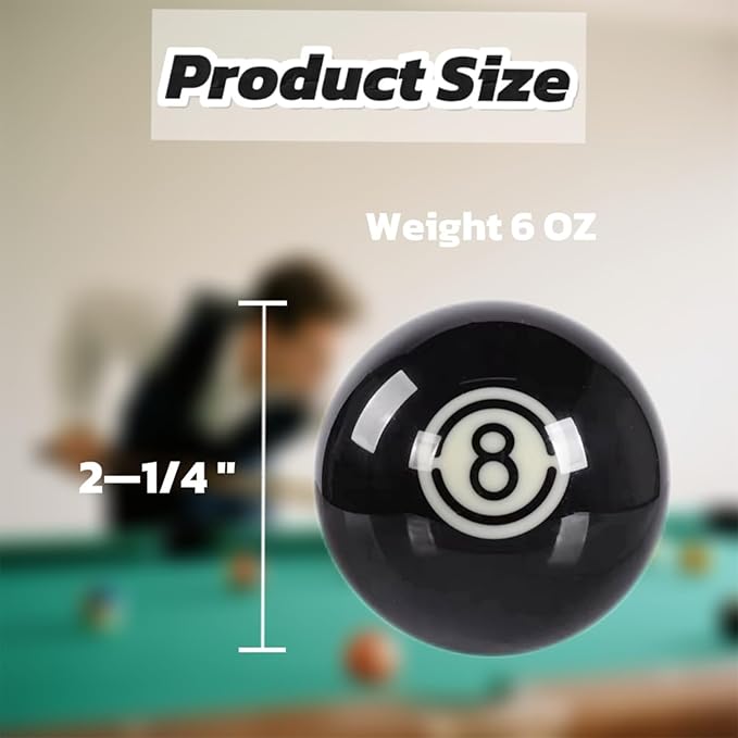 Billiard Balls Standard Set 16 Pool Table Balls 2-1/4 inch Replacement Billiard Cue Ball Set Professional Pool Table Accessories