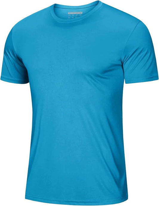 MAGCOMSEN Men's Short Sleeve UPF 50+ T-Shirt Quick Dry Rash Guard Athletic Running Swim Top Tee Performance Water Shirts