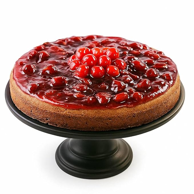 Andy Anand Sugar Free Chocolate Cherry Cheesecake, 9" with Real Truffles, Fresh & Diabetic Friendly, Made with 100% Real California Cream Cheese, No Preservatives (2.8 lbs)