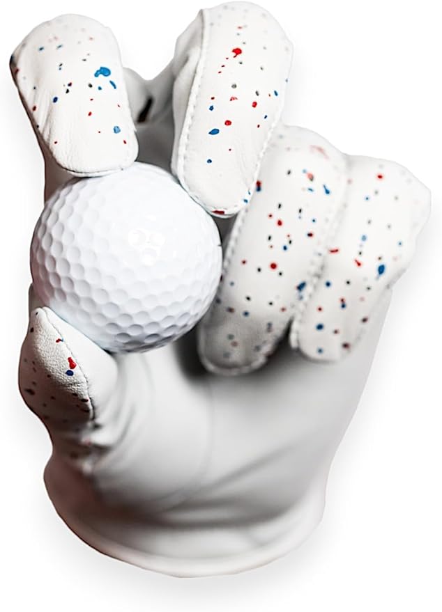 Premium Golf Glove | 100% AAA Cabretta Leather | Cool Golf Gloves | Serious Feel & Performance | Mens Golf Gloves Left Hand