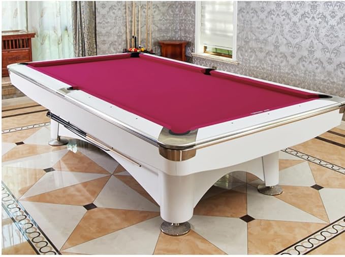 Boshen Worsted Blend Billiard Cloth Pool Table Felt Fast Speed for 7' 8' 9' Pool Table Pre Cut Bed & Rails
