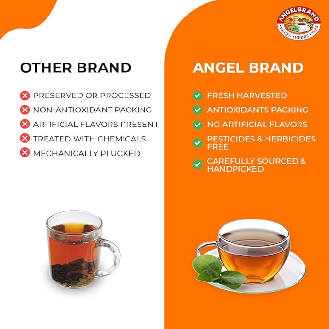 Angel Brand Allergy Relief Tea – Herbal Tea, 25 Tea Bags Pack of 3 – Tea for Allergy Care, Cough Relief &