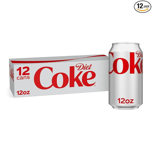 Diet Coke, 12 fl oz, 12 Pack (Package May Vary)