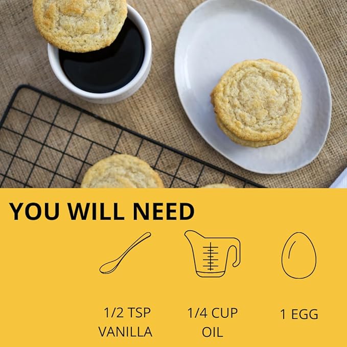 Good Dees Low Carb Baking Mix, Sugar Cookie Mix, Keto Baking Mix, No Sugar Added, Dairy-Free, Gluten Free, Soy-Free, Diabetic, Atkins & WW Friendly - (2g Net Carbs, 12 Servings (Sugar)