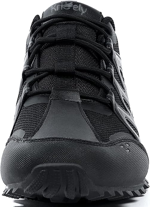 Kricely Men's Walking Shoes Breathable Lightweight Fashion Sneakers Non Slip Sport Gym Jogging Trail Running Shoes