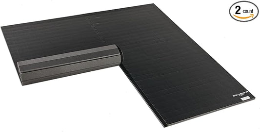 Dollamur 10’x10’x1.25” Wrestling Mat, Black, Home Workouts, Exercise, FLEXI-Connect®