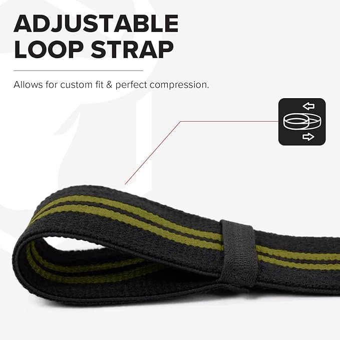 Elbow Wraps for Weightlifting (1 Pair) - 50" Elastic Elbow Braces for Weight Lifting - Elbow Support for Bench Press, Powerlifting, Fitness, & Gym Workout - Gym Elbow Straps Weightlifting - Elbow Compression Strap Brace