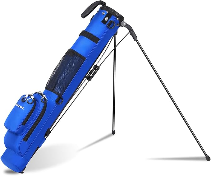 MAZEL Lightweight Golf Bag for Men – Easy to Carry Golf Clubs Bag with Shoulder Strap,Pitch n Putt Golf Stand Bag for Driving Range,Par 3 and Executive Courses - Fit Up to 8 Clubs