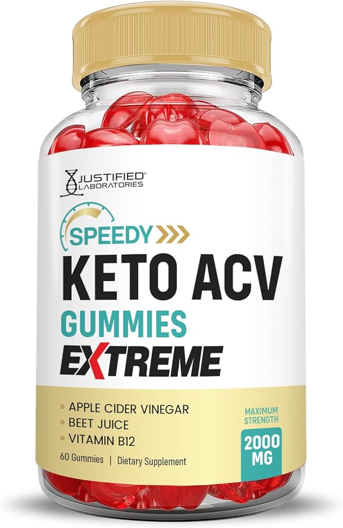 (10 Pack) Speedy Keto ACV Gummies Advanced Formula 1000MG Speedy Keto Gummies Apple Cider Vinegar Formulated with Pomegranate Beet Juice Powder B12 Vegan Non GMO 600 Gummys
