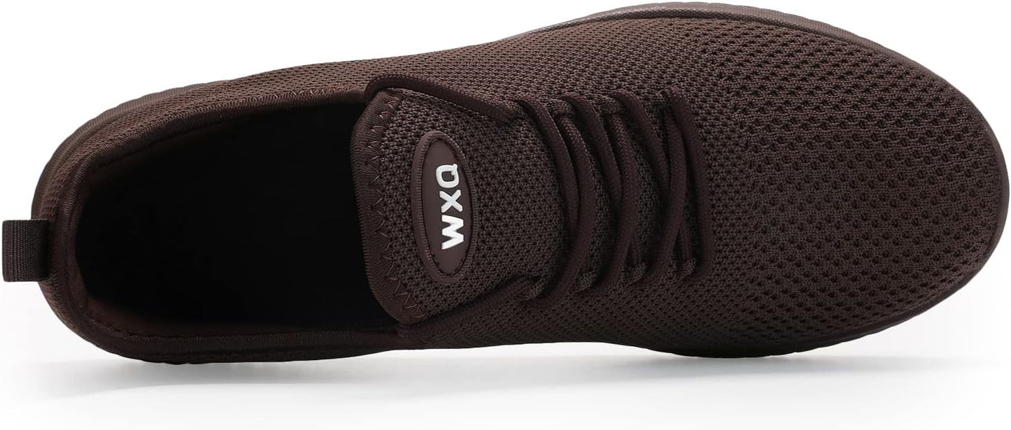 WXQ Men's Running Shoes Comfortable Lightweight Breathable Walking Shoes Mesh Workout Casual Sports Shoes
