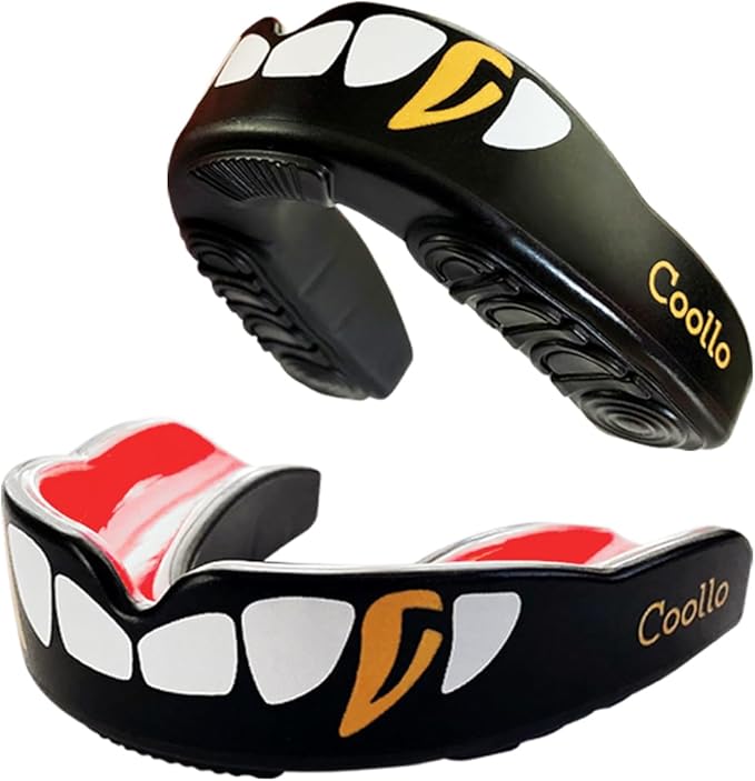Boil and Bite Mouth Guard (Youth & Adult) DA Custom Fit Sport Mouthpiece for Football, Hockey, Rugby, Lacrosse,Boxing,MMA(Free Case Included!)