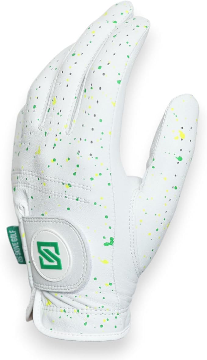 Premium Golf Glove | 100% AAA Cabretta Leather | Cool Golf Gloves | Serious Feel & Performance | Mens Golf Gloves Left Hand
