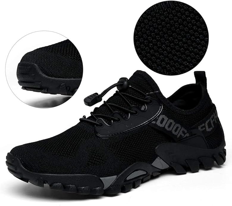 ABAO Hiking Shoes Men Women Outdoor Sports Shoes Non-Slip Breathable Sneakers Low Top Walking Shoes for Outdoor Trailing Trekking Walking Climbing Travel Lightweight