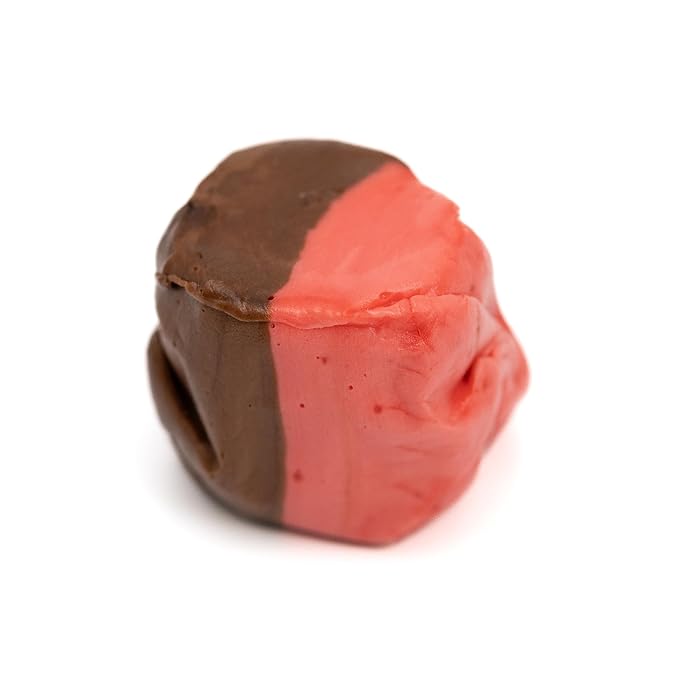 Taffy Shop Grandma Hazel is a Nut, Chocolate Hazelnut Raspberry Cream Cheese Salt Water Taffy Gourmet Soft Chewy Candy, Bulk Sweet Snack & Gluten-Free, 35 Individually Wrapped Pieces (7oz)
