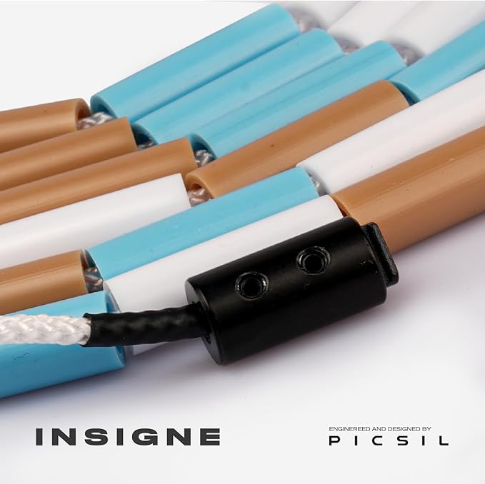 Picsil Insigne Jump Rope, Versatile Speed Rope in 3 Modalities, Fast, Weighted or Crossover Jump Rope, Adaptable to Any Type of Training From Speed to Strength Work