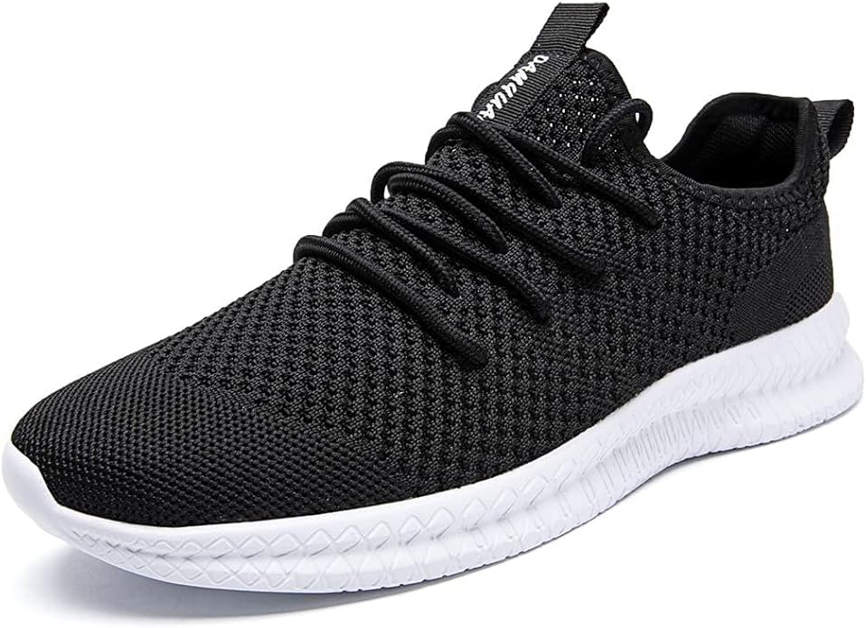 FUJEAK Men Running Shoes Men Casual Breathable Walking Shoes Sport Athletic Sneakers Gym Tennis Slip On Comfortable Lightweight Shoes