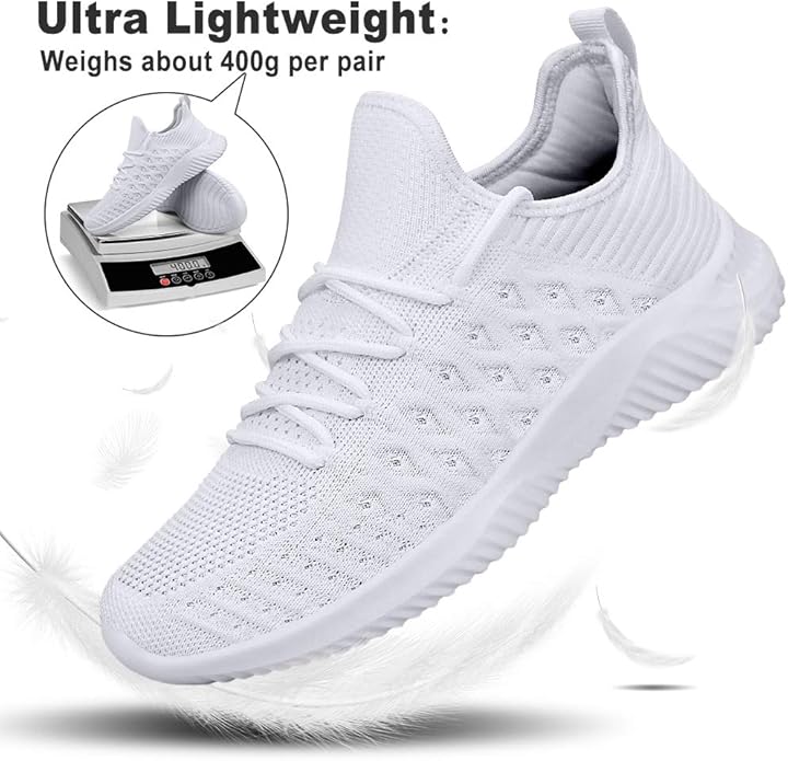 Feethit Mens Slip On Walking Shoes Lightweight Breathable Non Slip Running Shoes Comfortable Fashion Sneakers for Men